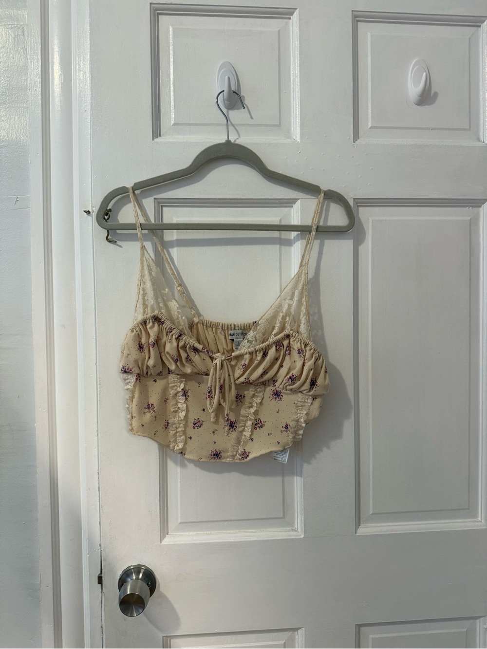 Urban Outfitters cream crop top BARELY WORN